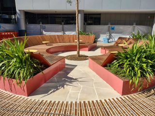SAVCON DELIVERS

Builder: @fdc_group
Project: One Darling Island @mirvac_portfolio 

Savcon were engaged to manufacture, supply and install the bespoke elliptical bench seating and tables, with faceted timbers made of reliably sourced Spotted Gum, to bring a refreshing and unique design element to the outdoor courtyard within the Google precinct at the iconic One Darling Island building.

It was a pleasure to work with such a professional and committed team.

We thank you!
.
.
.
.
.
.
.
.
.
.
#savcon #savcondelivers #carpentry #building #construction #masstimberconstruction #timber #wood #craft #specialist #sustainable #environmentallyfriendly #biophilia #natural #living #breathing #architecture #decorate #interiors #exteriors #buildingfacades #workwell #livewell #growth #expansion #team #leaders #courtyard #google #spottedgum